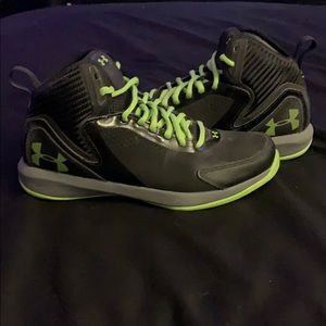 Under Armour sneakers Green and Black